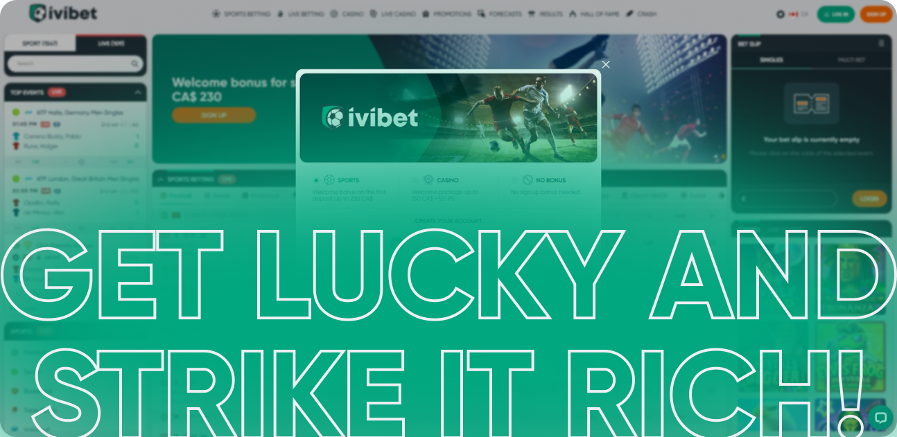 Ivibet get lucky and strike it rich!