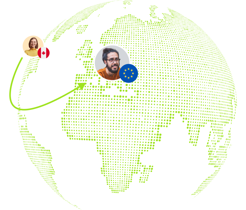 Make instant worldwide payments